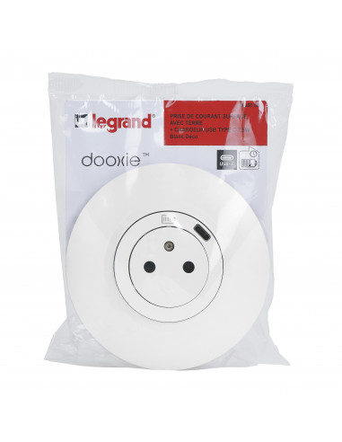 2P+T/1XUSB C 1P BLC DECO CPL LEGRAND 095056
