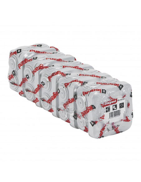 Lot de 5 boîtes de dérivation étanche Plexo 100x100mm LEGRAND 200160