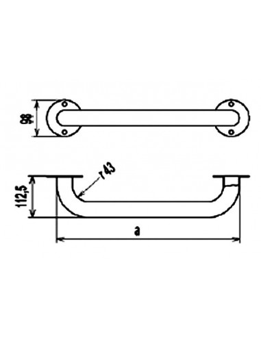 RAMPE DE SPA ANCRAGE AU SOL FLEXINOX 87166013