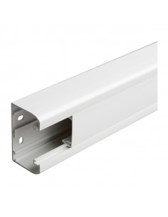 Goulotte à clippage direct pour appareillage Mosaic section 80x50mm Blanche LEGRAND 098260