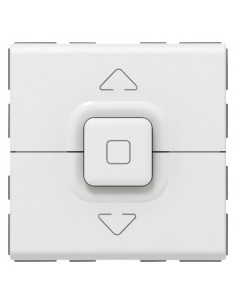 Poussoir 500W maximum Mosaic pour 1 ou plusieurs volets roulants blanc LEGRAND 077028