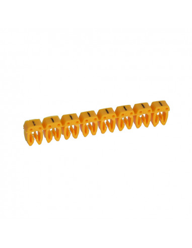 300 Repères CAB 3 pour filerie 0,5mm² à 1,5mm² et blocs de jonction avec signe conventionnel moins LEGRAND 038273