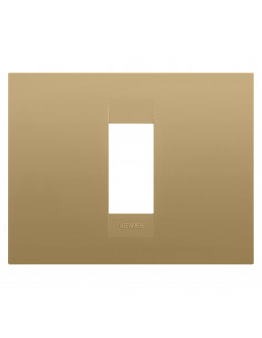 PLAQUE GEO RECTANGULAIRE 1P OR GEWISS GW16401VO 2