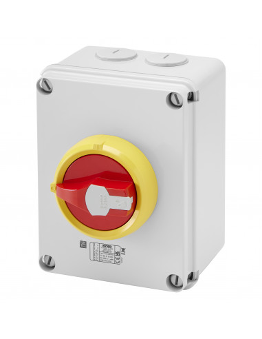INTER-SECTIONNEUR MULTIPOL. 25A 6P URGENCE GEWISS GW70642P