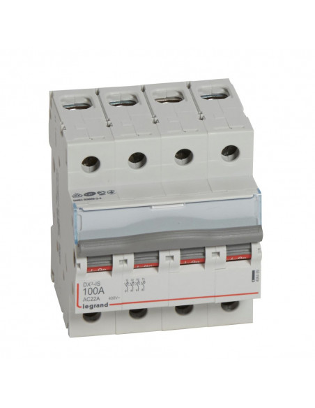 Interrupteur-sectionneur DX³-IS 4 Pôles 400V 100A 4 modules LEGRAND 406489