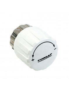 Coiffe de volant manuel pour robinet thermostatique écrou métal blanc L140001001 COMAP 505005 2