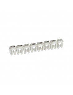 1200 Repères CAB 3 pour filerie 0,5mm² à 1,5mm² et blocs de jonction avec chiffre 9 blanc LEGRAND 038219 2