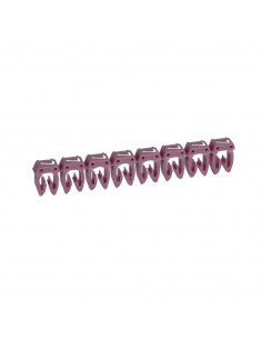 1200 Repères CAB 3 pour filerie 0,5mm² à 1,5mm² et blocs de jonction avec chiffre 7 violet LEGRAND 038217 2