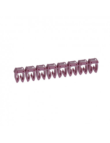 1200 Repères CAB 3 pour filerie 0,5mm² à 1,5mm² et blocs de jonction avec chiffre 7 violet LEGRAND 038217