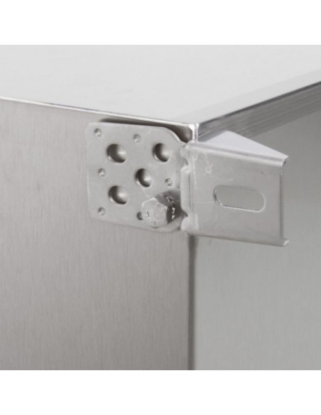 Jeu de 4 pattes fixation murale pour coffret Atlantic inox 304L pour charge de 300kg LEGRAND 036406