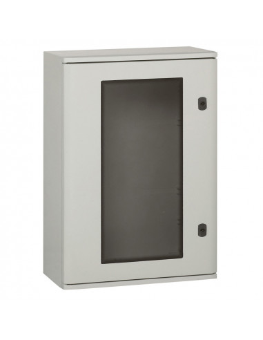 Coffret polyester Marina IP66 IK10 Avec porte vitrée 610x400x257mm RAL7035 LEGRAND 036275