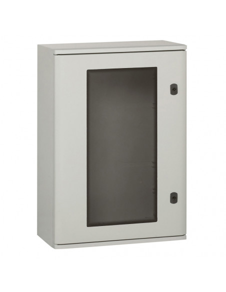 Coffret polyester Marina IP66 IK10 Avec porte vitrée 610x400x257mm RAL7035 LEGRAND 036275