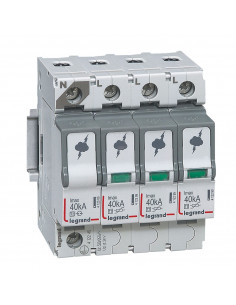 PARAFOUDRE T2 40KA 3P+N NG LEGRAND 412245 2