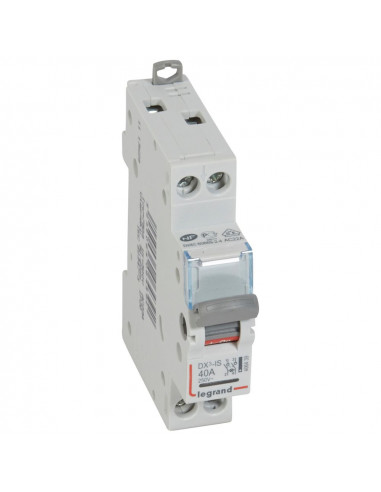 Interrupteur-sectionneur DX³-IS à voyant 2 Pôles 400V 40A 1 module LEGRAND 406439