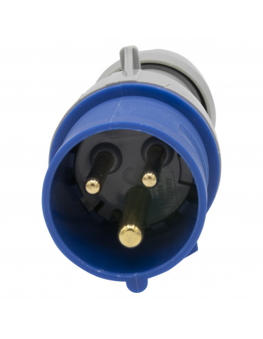 Fiche mobile droite P17 IP44 16A de 200V~ à 250V~ 2P+T LEGRAND 555124