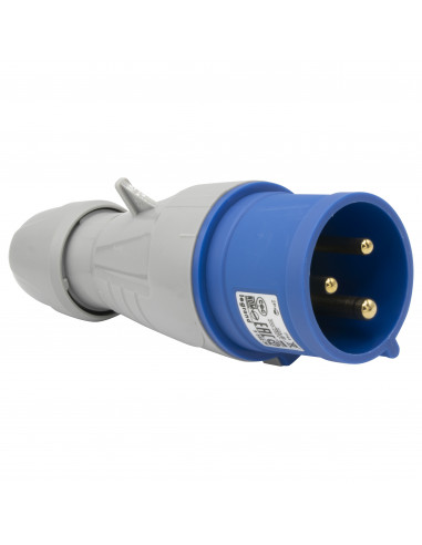 Fiche mobile droite P17 IP44 32A de 200V à 250V 2P+T LEGRAND 555234