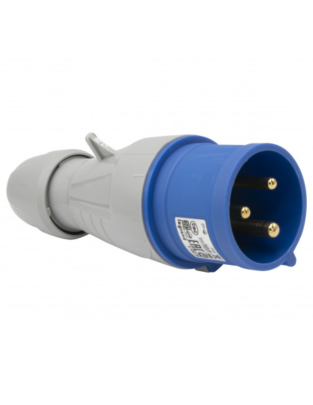 Fiche mobile droite P17 IP44 32A de 200V à 250V 2P+T LEGRAND 555234