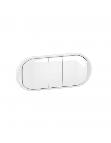 Enjoliveur 5 commandes compactes Céliane Blanc LEGRAND CB0029