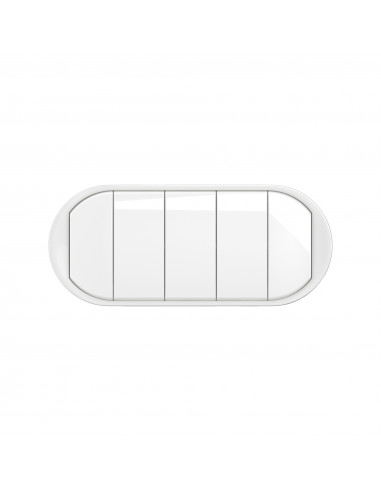 Enjoliveur 5 commandes compactes Céliane Blanc LEGRAND CB0029