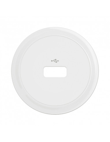 Enjoliveur prise USB DATA simple Céliane Blanc LEGRAND CB0325