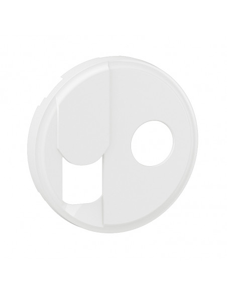 Enjoliveur prise TV + prise RJ45 Céliane Blanc LEGRAND CB0342