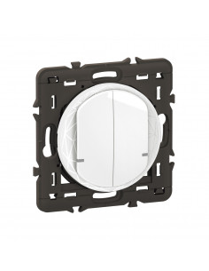 Commande double sans fils Céliane with Netatmo Blanc LEGRAND CB0415
