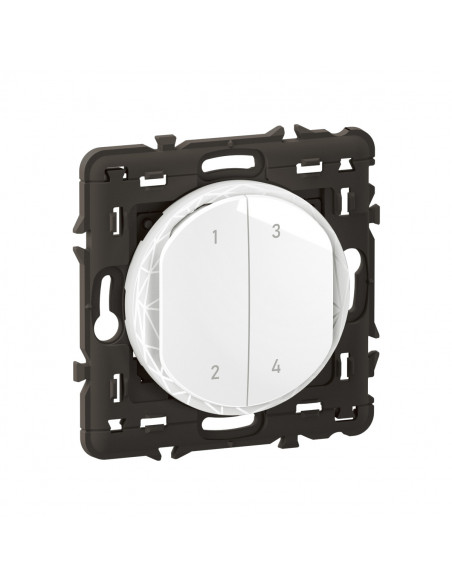 Commande 4 scénarios Self-e Céliane with Netatmo Blanc LEGRAND CB0424