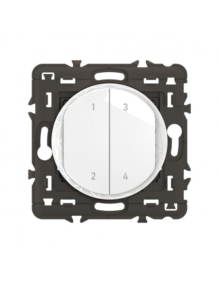 Commande 4 scénarios Self-e Céliane with Netatmo Blanc LEGRAND CB0424