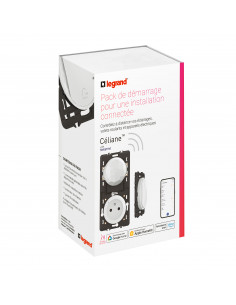 Pack de démarrage Céliane with Netatmo pour installation connectée Blanc LEGRAND CB0443
