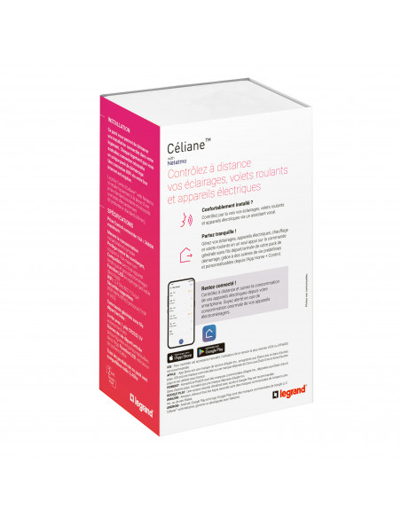 Pack de démarrage Céliane with Netatmo pour installation connectée Blanc LEGRAND CB0443