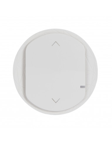 Enjoliveur interrupteur/commande volet roulants Céliane with Netatmo Blanc LEGRAND CB1431