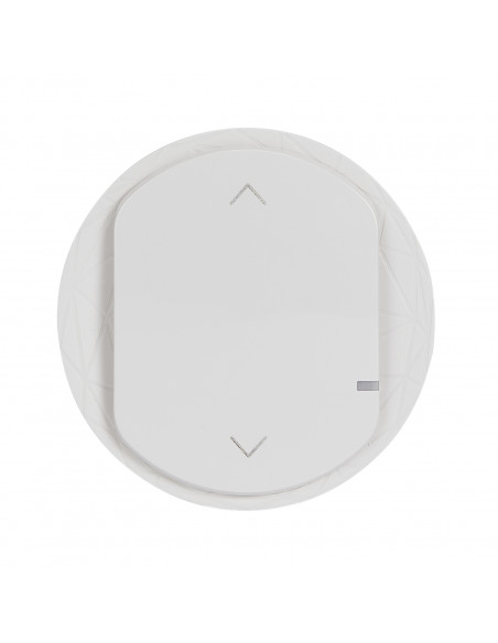 Enjoliveur interrupteur/commande volet roulants Céliane with Netatmo Blanc LEGRAND CB1431