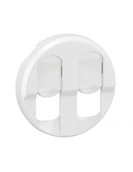 Enjoliveur prise double RJ45 Céliane Blanc LEGRAND CB2346