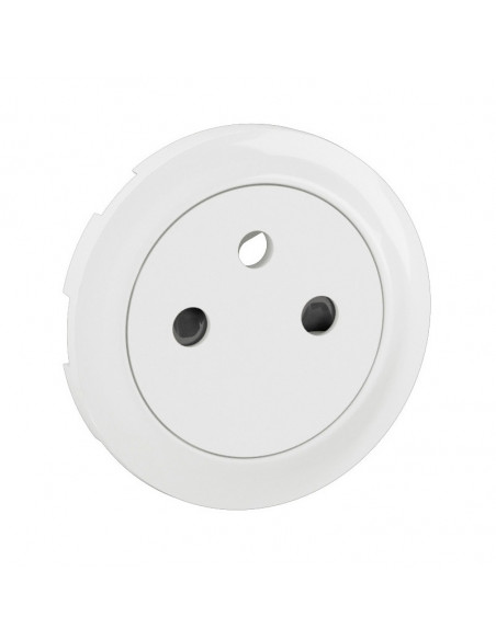 Enjoliveur prise 2P+T Surface Céliane Blanc Antimicrobien LEGRAND CB9027
