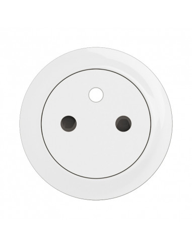 Enjoliveur prise 2P+T Surface Céliane Blanc Antimicrobien LEGRAND CB9027