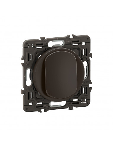 Poussoir inverseur Céliane contact NO+NF 6A prémonté Noir LEGRAND CE0031