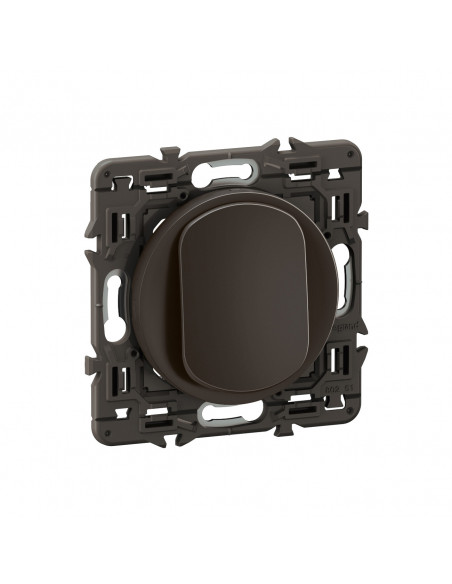 Poussoir inverseur Céliane contact NO+NF 6A prémonté Noir LEGRAND CE0031