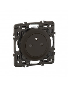 Prise 2P+T Céliane Surface Confort bornes automatiques prémontée Noir LEGRAND CE0111