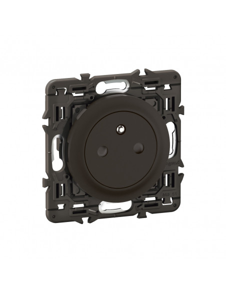 Prise 2P+T Céliane Surface Confort bornes automatiques prémontée Noir LEGRAND CE0111