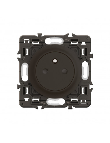 Prise 2P+T Céliane Surface Confort bornes automatiques prémontée Noir LEGRAND CE0111
