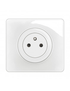Prise 2P+T Surface Céliane complet Blanc LEGRAND CG0111 2