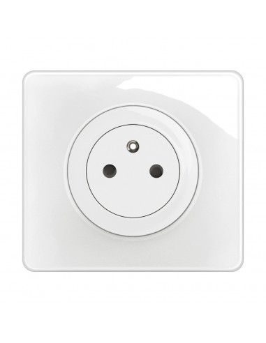 Prise 2P+T Surface Céliane complet Blanc LEGRAND CG0111