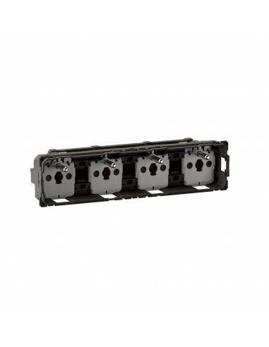 Prise 4x2P+T compacte Céliane précâblée connexion à bornes automatiques  LEGRAND CM0114