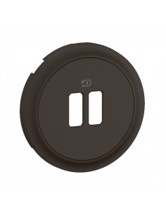 Enjoliveur prise USB simple ou double Céliane Noir LEGRAND CN0154