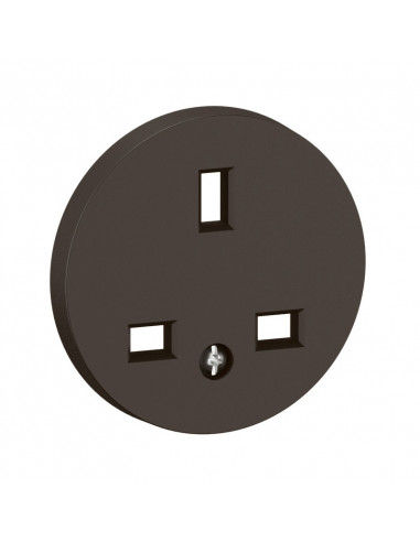 Enjoliveur prise 2P+T Céliane Standard Britannique Noir LEGRAND CN0160
