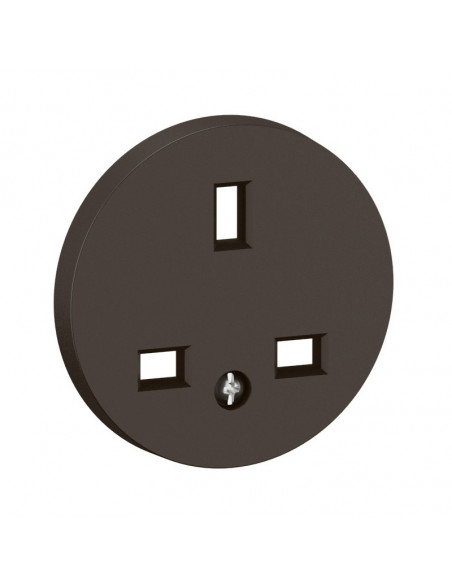 Enjoliveur prise 2P+T Céliane Standard Britannique Noir LEGRAND CN0160