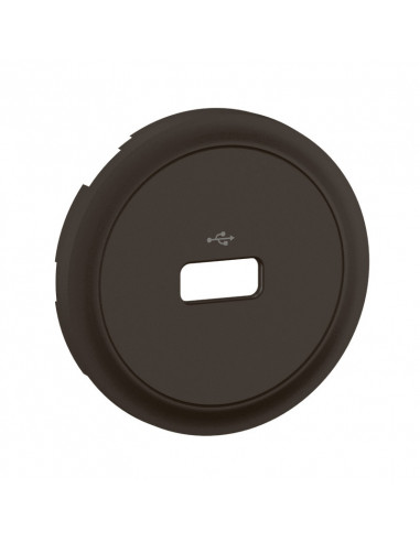Enjoliveur prise USB DATA simple Céliane Noir LEGRAND CN0325