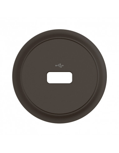 Enjoliveur prise USB DATA simple Céliane Noir LEGRAND CN0325