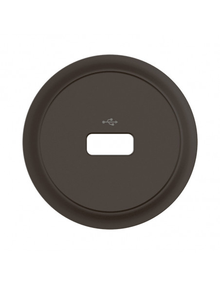 Enjoliveur prise USB DATA simple Céliane Noir LEGRAND CN0325