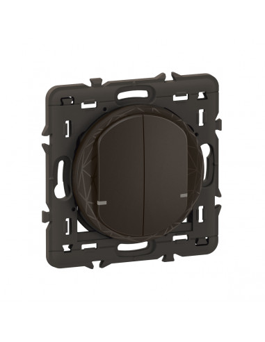 Commande double sans fils Céliane with Netatmo Noir LEGRAND CN0415